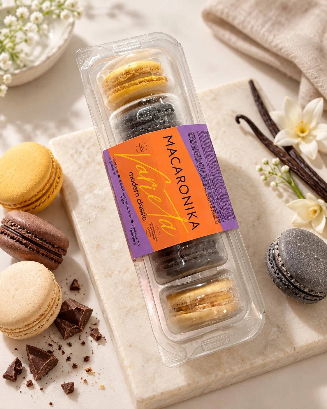 Пирожные Macrons